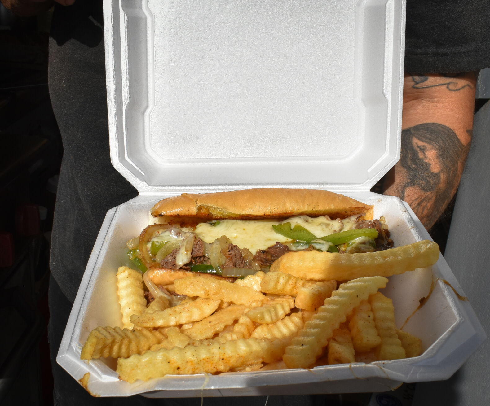 Classic Philly Cheesesteak and Fries Review